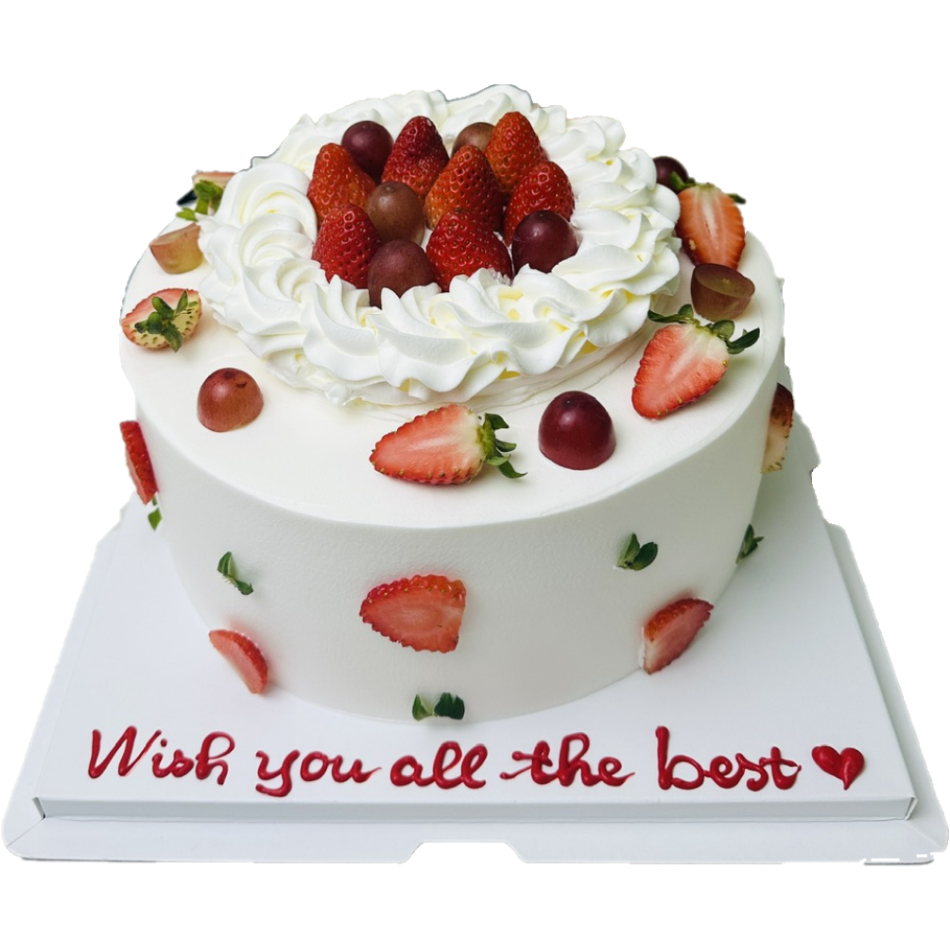 Bánh kem tươi dâu tây nho