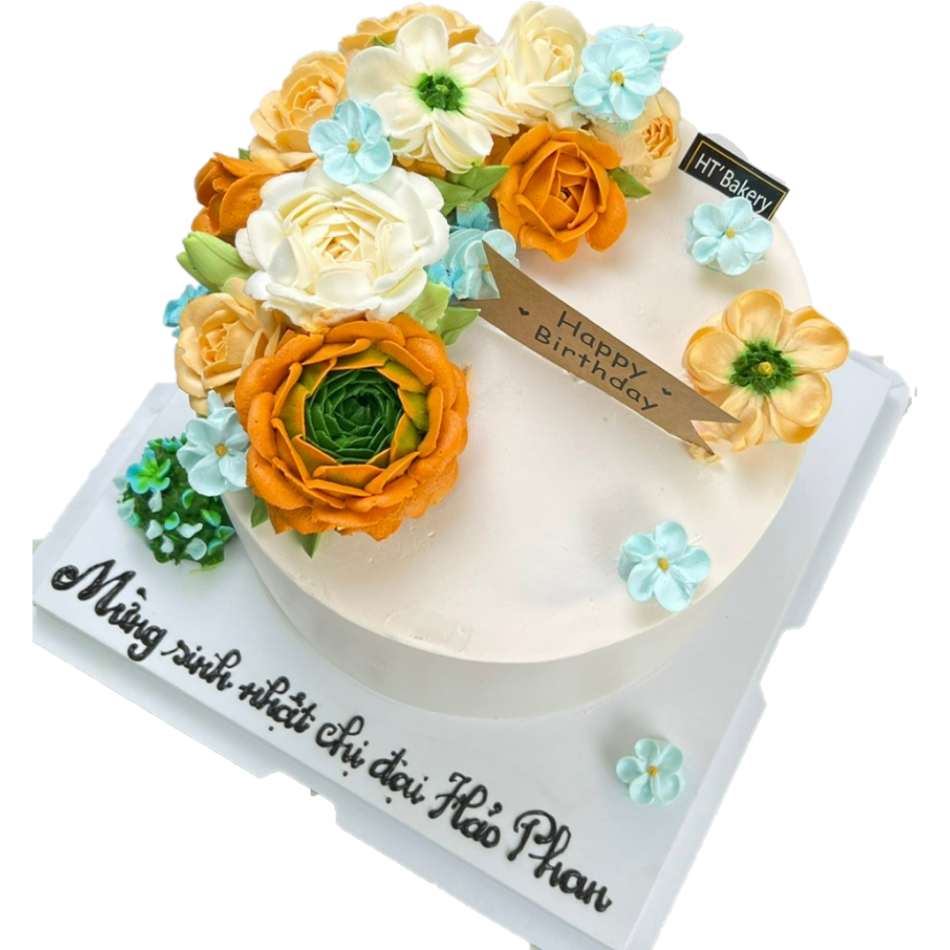 Bánh kem tươi hoa hồng