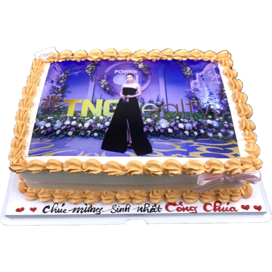 Bánh kem tươi in ảnh cỡ lớn theo yêu cầu