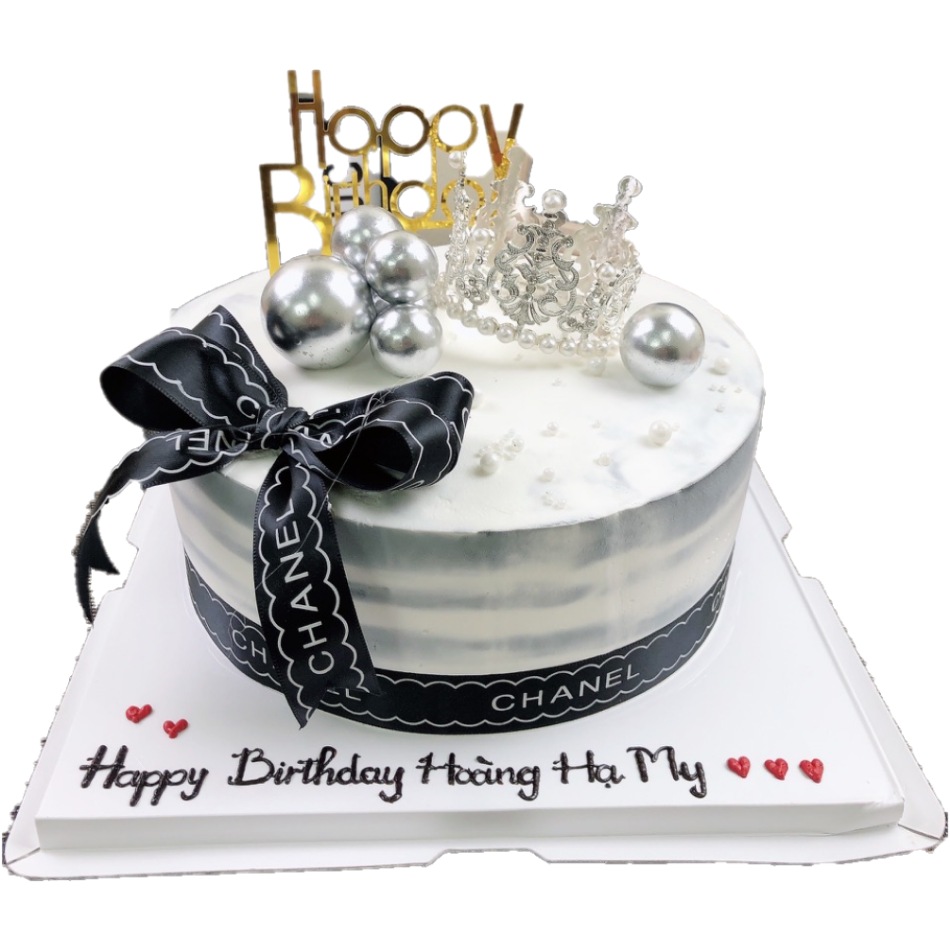 Bánh kem vương miện Chanel