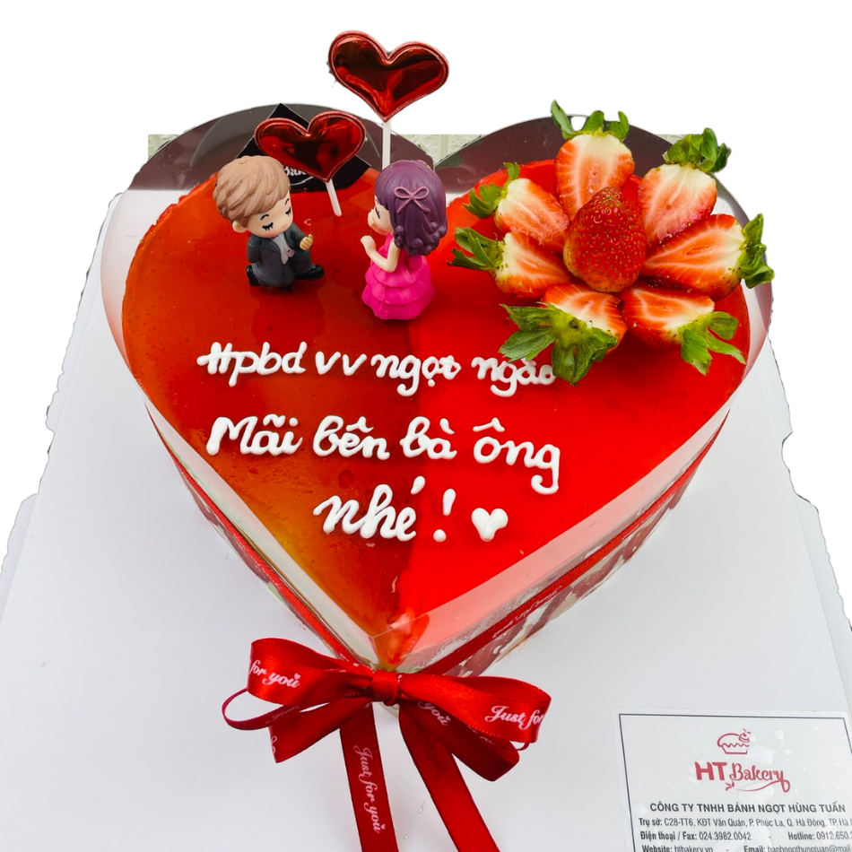 Bánh Mousse Dâu tây 15 HTBakery