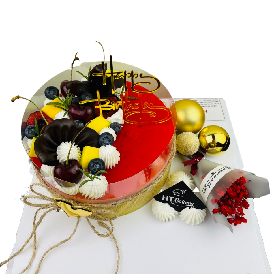 Bánh Mousse Dâu tây Sang chảnh 22 HTBakery